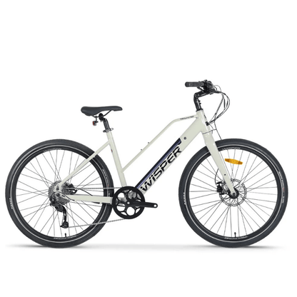 WISPER TAILWIND City Low Step Crossbar Electric Bike - Top Speed 15.5mph | 50-70mi Range | 250W Power